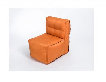 Модульное кресло Комфорт Колор прямое оранжевое в Соликамске - solikamsk.mebel-74.com | фото