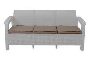 Диван Yalta Premium Sofa 3 Set (Ялта) белый (+подушки под спину) в Соликамске - solikamsk.mebel-74.com | фото