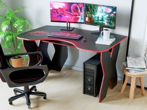 Компьютерный стол КЛ №9.0 (Черный/Красный) в Соликамске - solikamsk.mebel-74.com | фото