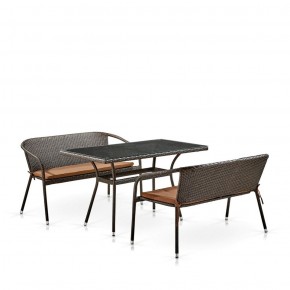Комплект мебели из иск. ротанга T286A/S139A-W53 Brown в Соликамске - solikamsk.mebel-74.com | фото
