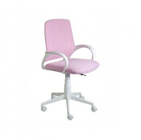 Кресло Ирис White сетка/ткань розовая в Соликамске - solikamsk.mebel-74.com | фото