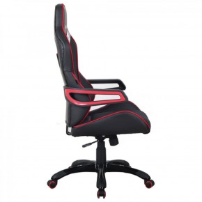 Кресло компьютерное BRABIX Nitro GM-001 (ткань/экокожа) черное, вставки красные (531816) в Соликамске - solikamsk.mebel-74.com | фото