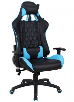 Кресло компьютерное BRABIX "GT Master GM-110" (черное/голубое) 531928 в Соликамске - solikamsk.mebel-74.com | фото