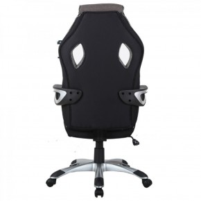 Кресло компьютерное BRABIX Techno GM-002 (ткань) черное/серое, вставки белые (531815) в Соликамске - solikamsk.mebel-74.com | фото