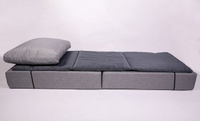 Кресло-кровать-пуф бескаркасное Прайм (мехико серый-графит) в Соликамске - solikamsk.mebel-74.com | фото