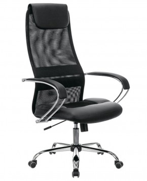 Кресло офисное BRABIX PREMIUM "Stalker EX-608 CH" (хром, ткань-сетка/кожзам, черное) 532091 в Соликамске - solikamsk.mebel-74.com | фото