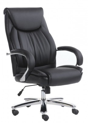 Кресло офисное BRABIX "Advance EX-575" (хром/экокожа/черное) 531825 в Соликамске - solikamsk.mebel-74.com | фото