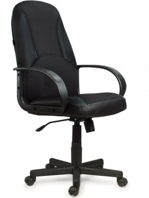 Кресло офисное BRABIX "City EX-512" (кожзам черный, ткань черная) 531407 в Соликамске - solikamsk.mebel-74.com | фото