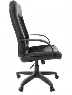 Кресло офисное BRABIX "Strike EX-525" (экокожа черная, ткань черная) 531381 в Соликамске - solikamsk.mebel-74.com | фото