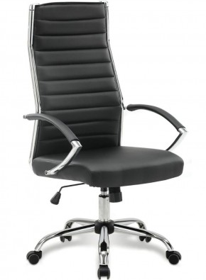 Кресло офисное BRABIX "Style EX-528", экокожа, хром, черное, 531947 в Соликамске - solikamsk.mebel-74.com | фото