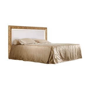 Кровать 2-х спальная (1,4 м)Тиффани штрих-лак/золото с подъемным механизмом (ТФКР140-2[7]) в Соликамске - solikamsk.mebel-74.com | фото