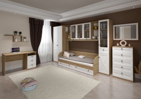 Кровать 800 «ТУРИН» с настилом ЛДСП в Соликамске - solikamsk.mebel-74.com | фото