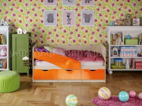 Кровать Бабочки (Оранжевый металлик) 1800 в Соликамске - solikamsk.mebel-74.com | фото