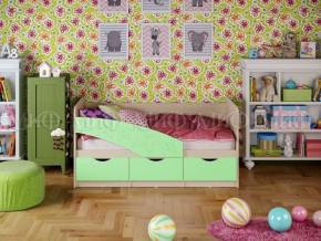 Кровать Бабочки (Салатовый матовый) 1600 в Соликамске - solikamsk.mebel-74.com | фото