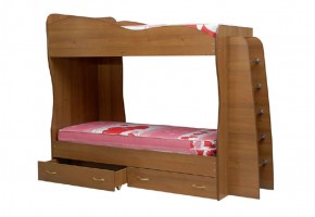 Кровать детская 2-х ярусная Юниор-1 (800*2000) ЛДСП в Соликамске - solikamsk.mebel-74.com | фото