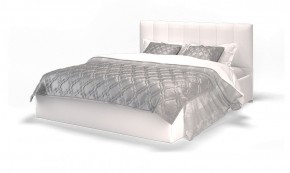 Кровать Элен 1600 + основание с ПМ (Vega white) белый в Соликамске - solikamsk.mebel-74.com | фото