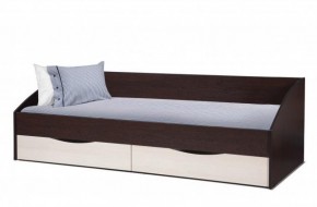 Кровать одинарная "Фея - 3" симметричная New (2000Х900) венге/вудлайн кремовый в Соликамске - solikamsk.mebel-74.com | фото