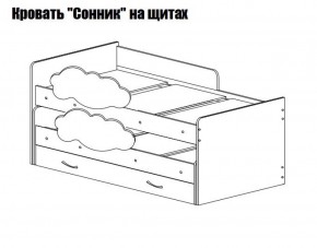 Кровать выкатная Соник (800*1900) в Соликамске - solikamsk.mebel-74.com | фото