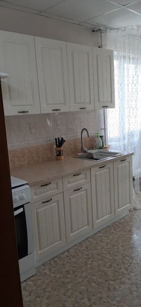 Модульная кухня Луксор серый-бирюза в Соликамске - solikamsk.mebel-74.com | фото