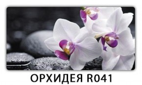 Обеденный стол Паук с фотопечатью узор Цветы R044 в Соликамске - solikamsk.mebel-74.com | фото