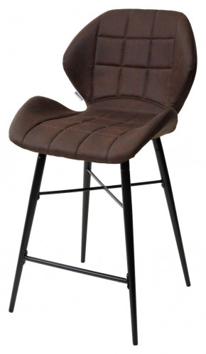Полубарный стул MARCEL COWBOY-#800 темно-коричневый (H=65cm), ткань микрофибра М-City в Соликамске - solikamsk.mebel-74.com | фото