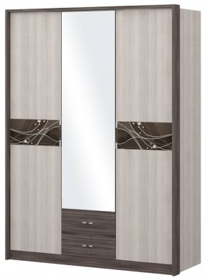Шкаф 3-х дверный с зеркалом Шк68.2 МС Николь в Соликамске - solikamsk.mebel-74.com | фото