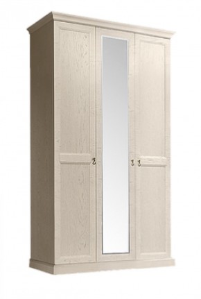 Шкаф 3-х дверный (с зеркалом) для платья и белья Венеция дуб седан (ВНШ1/3) в Соликамске - solikamsk.mebel-74.com | фото