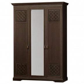 Шкаф для одежды 3-дверный №800 Парма Дуб нортон темный в Соликамске - solikamsk.mebel-74.com | фото