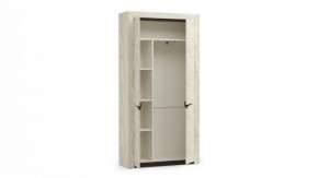 Шкаф для одежды 33.18 "Лючия" (бетон пайн белый / венге / белый) в Соликамске - solikamsk.mebel-74.com | фото