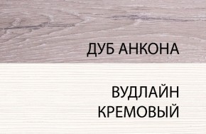 Шкаф угловой 2D, OLIVIA, цвет вудлайн крем/дуб анкона в Соликамске - solikamsk.mebel-74.com | фото