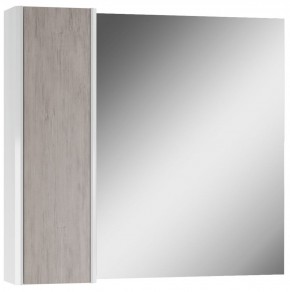 Шкаф-зеркало Uno 80 Дуб серый левый/правый Домино (DU1504HZ) в Соликамске - solikamsk.mebel-74.com | фото