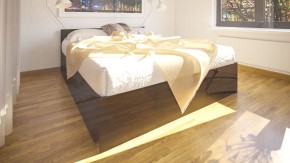Стандарт Кровать 1600, цвет венге, ШхГхВ 163,5х203,5х70 см., сп.м. 1600х2000 мм., без матраса, основание есть в Соликамске - solikamsk.mebel-74.com | фото