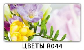 Стол обеденный Трилогия с фотопечатью Цветы R044 в Соликамске - solikamsk.mebel-74.com | фото