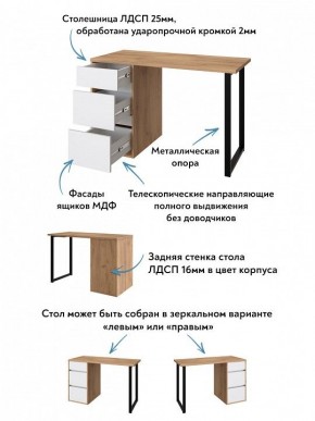 Стол письменный Эконом стандарт С-401 в Соликамске - solikamsk.mebel-74.com | фото