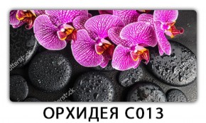 Стол раздвижной Трилогия с фотопечатью Орхидея R041 в Соликамске - solikamsk.mebel-74.com | фото